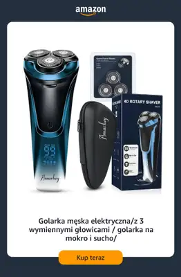 Amazon - gazetka promocyjna Golarki elektryczne męskie od środy 08.07  - strona 7