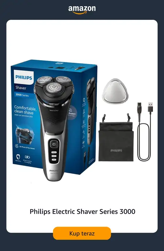 Amazon - gazetka promocyjna Golarki elektryczne męskie od środy 08.07  - strona 5