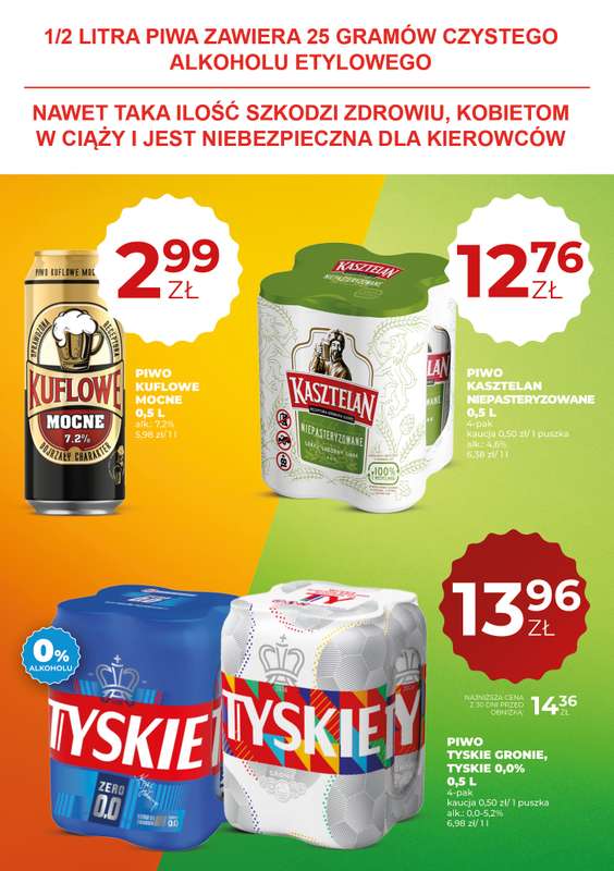 Duży Ben - gazetka promocyjna Gazetka piwna od czwartku 09.07 do środy 22.07 - strona 8
