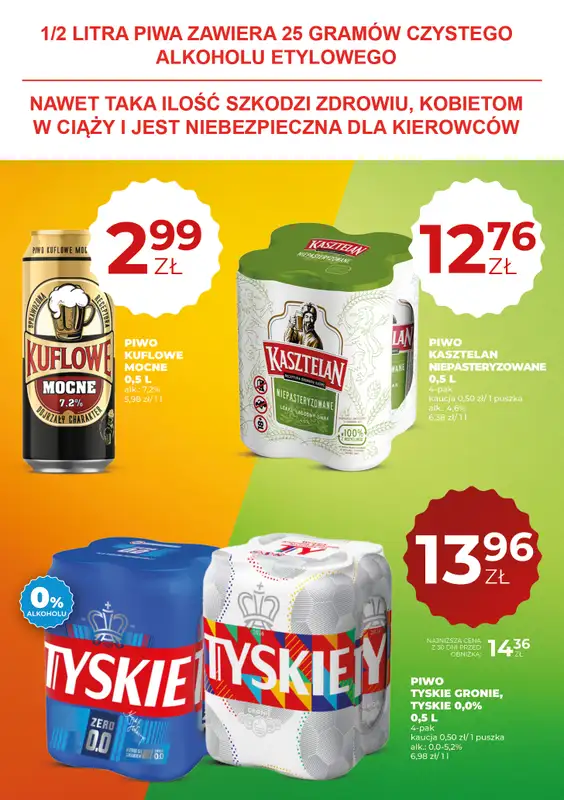 Duży Ben - gazetka promocyjna Gazetka piwna od czwartku 09.07 do środy 22.07 - strona 8