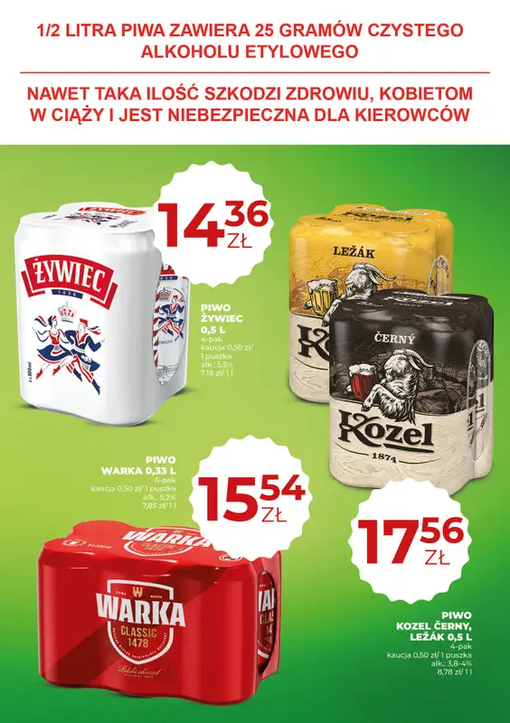 Duży Ben - gazetka promocyjna Gazetka piwna od czwartku 09.07 do środy 22.07 - strona 9