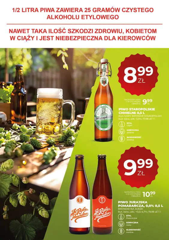 Duży Ben - gazetka promocyjna Gazetka piwna od czwartku 09.07 do środy 22.07 - strona 14