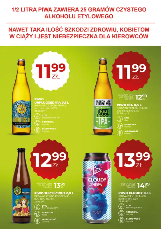 Duży Ben - gazetka promocyjna Gazetka piwna od czwartku 09.07 do środy 22.07 - strona 17