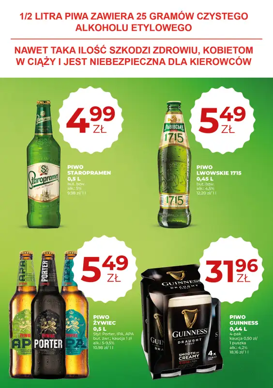 Duży Ben - gazetka promocyjna Gazetka piwna od czwartku 09.07 do środy 22.07 - strona 5