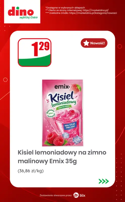 Dino - gazetka promocyjna Nowości w Dino! od środy 08.07  - strona 10