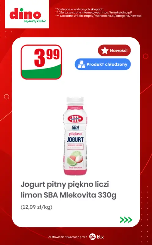 Dino - gazetka promocyjna Nowości w Dino! od środy 08.07  - strona 9