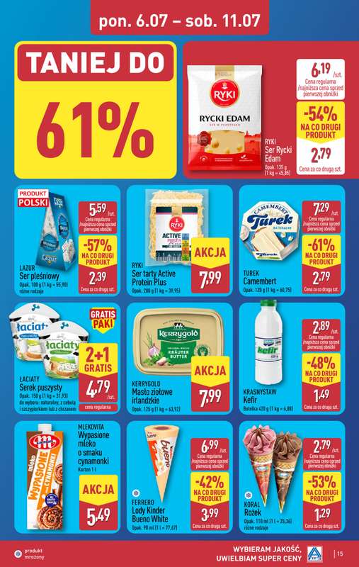 Aldi - gazetka promocyjna Pełny katalog! od poniedziałku 06.07 do soboty 11.07 - strona 15