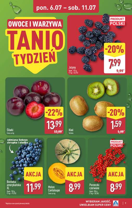 Aldi - gazetka promocyjna Pełny katalog! od poniedziałku 06.07 do soboty 11.07 - strona 9
