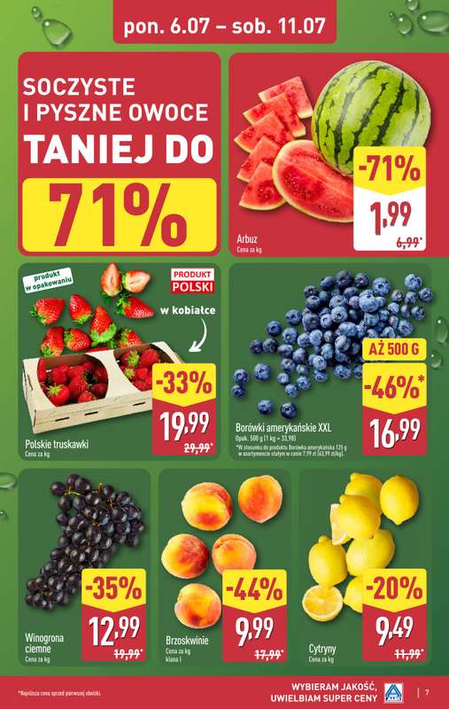 Aldi - gazetka promocyjna Pełny katalog! od poniedziałku 06.07 do soboty 11.07 - strona 7