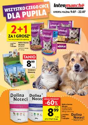 Intermarche - gazetka promocyjna Wszystko czego chcę dla pupila od czwartku 09.07 do środy 22.07