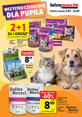 Intermarche - gazetka promocyjna Wszystko czego chcę dla pupila od czwartku 09.07 do środy 22.07