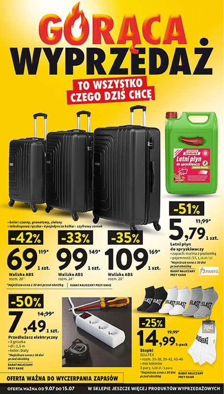 Intermarche - gazetka promocyjna Gorąca wyprzedaż od czwartku 09.07 do środy 15.07