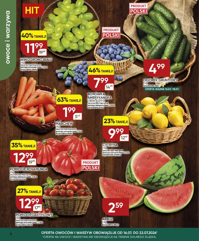 Chata Polska - gazetka promocyjna Gazetka 16-26.07  do niedzieli 26.07 - strona 6