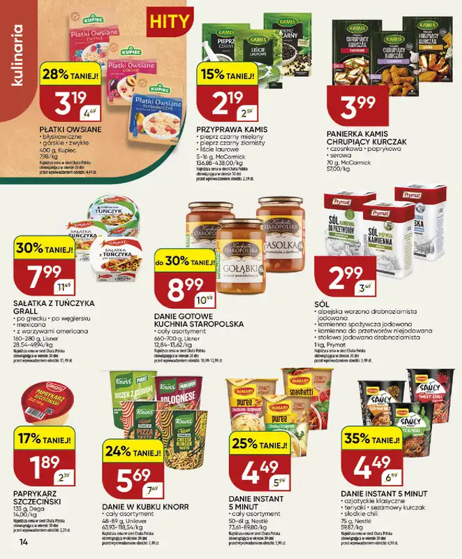 Chata Polska - gazetka promocyjna Gazetka 16-26.07  do niedzieli 26.07 - strona 14