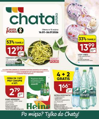 Chata Polska - gazetka promocyjna Gazetka 16-26.07  do niedzieli 26.07