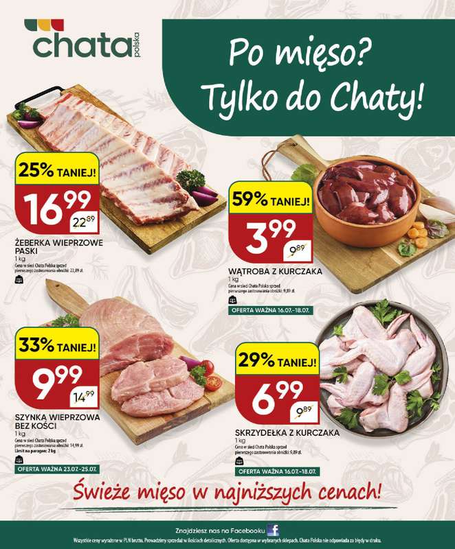 Chata Polska - gazetka promocyjna Gazetka 16-26.07  do niedzieli 26.07 - strona 20