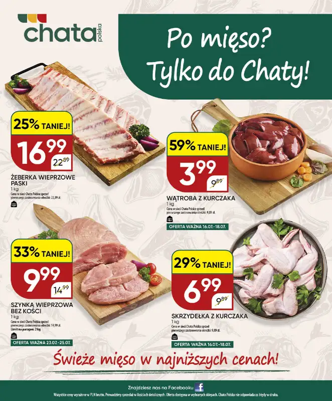 Chata Polska - gazetka promocyjna Gazetka 16-26.07  do niedzieli 26.07 - strona 20