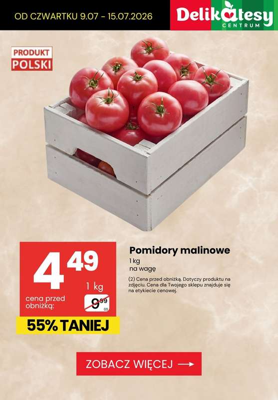 Delikatesy Centrum - gazetka promocyjna Do -63% TANIEJ! Pojedyncze sztuki i produkty na wagę od czwartku 09.07 do środy 15.07 - strona 3