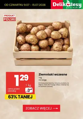 Delikatesy Centrum - gazetka promocyjna Do -63% TANIEJ! Pojedyncze sztuki i produkty na wagę od czwartku 09.07 do środy 15.07 - strona 2