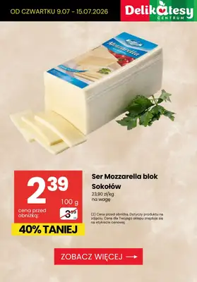 Delikatesy Centrum - gazetka promocyjna Do -63% TANIEJ! Pojedyncze sztuki i produkty na wagę od czwartku 09.07 do środy 15.07 - strona 7