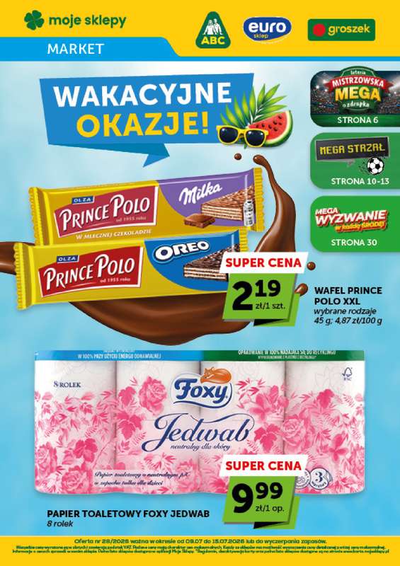 ABC - gazetka promocyjna Gazetka Market  do środy 15.07
