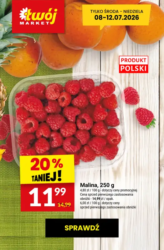 Twój Market - gazetka promocyjna Najlepsze promocje! od czwartku 09.07 do wtorku 14.07 - strona 7