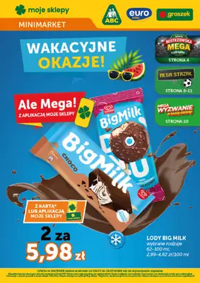 Groszek - gazetka promocyjna Gazetka Minimarket  do środy 15.07