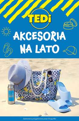 Tedi - gazetka promocyjna Akcesoria na lato od środy 08.07 