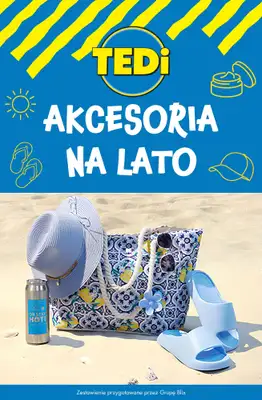 Tedi - gazetka promocyjna Akcesoria na lato od środy 08.07 