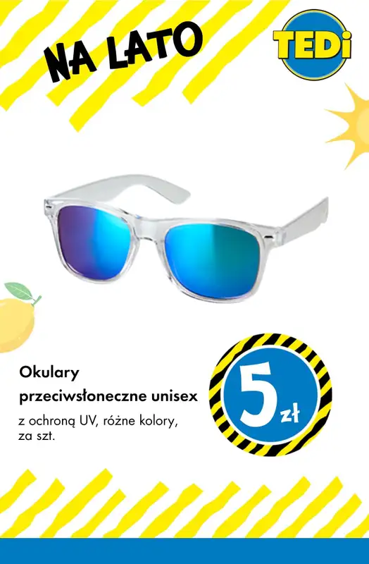 Tedi - gazetka promocyjna Akcesoria na lato od środy 08.07  - strona 5