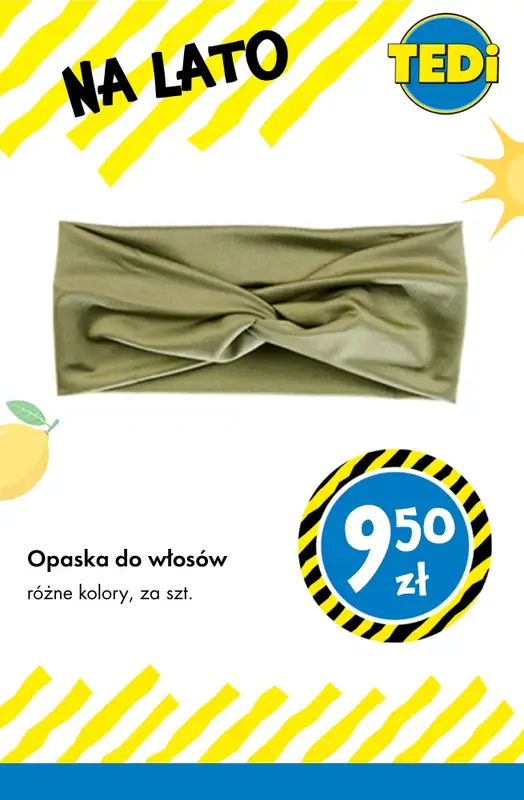 Tedi - gazetka promocyjna Akcesoria na lato od środy 08.07  - strona 12