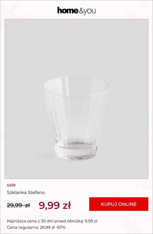 home&you - gazetka promocyjna Sale do 14,99 zł od środy 08.07 do czwartku 16.07 - strona 9