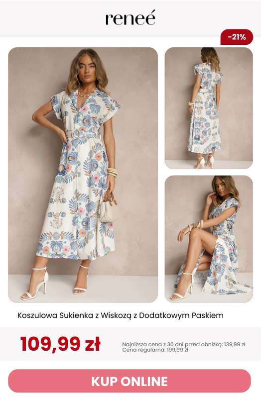 Renee - gazetka promocyjna Sukienki na WYPRZEDAŻY od środy 08.07 do wtorku 14.07 - strona 8