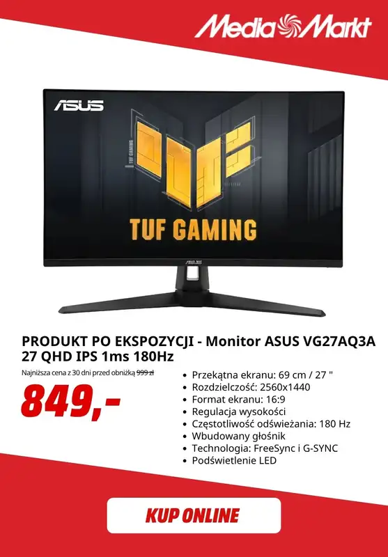 Media Markt - gazetka promocyjna Produkty po ekspozycji taniej! od środy 08.07 do czwartku 16.07 - strona 7