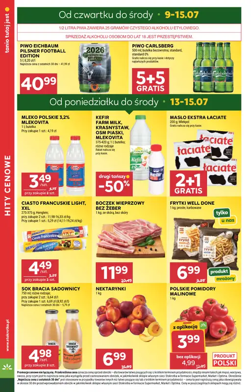 Stokrotka - gazetka promocyjna Gazetka Market od czwartku 09.07 do środy 15.07 - strona 6