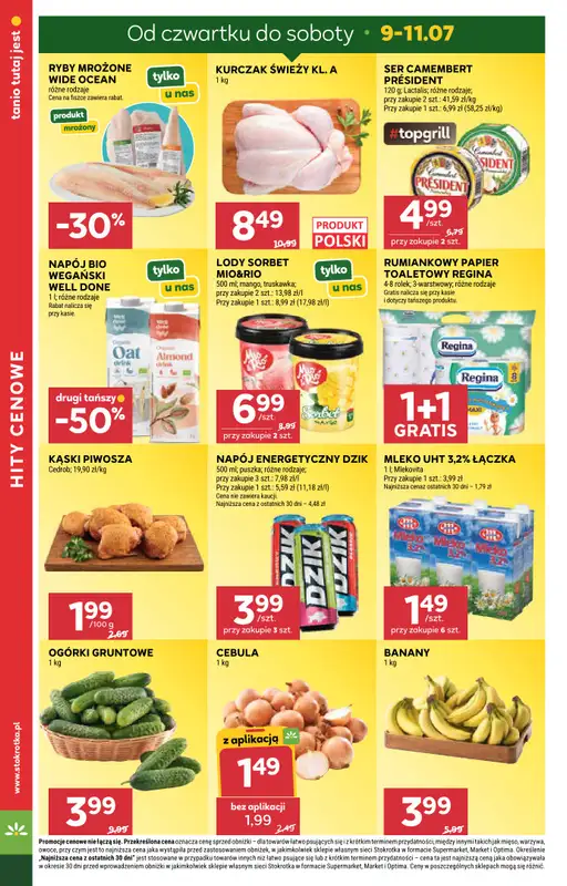 Stokrotka - gazetka promocyjna Gazetka Market od czwartku 09.07 do środy 15.07 - strona 4