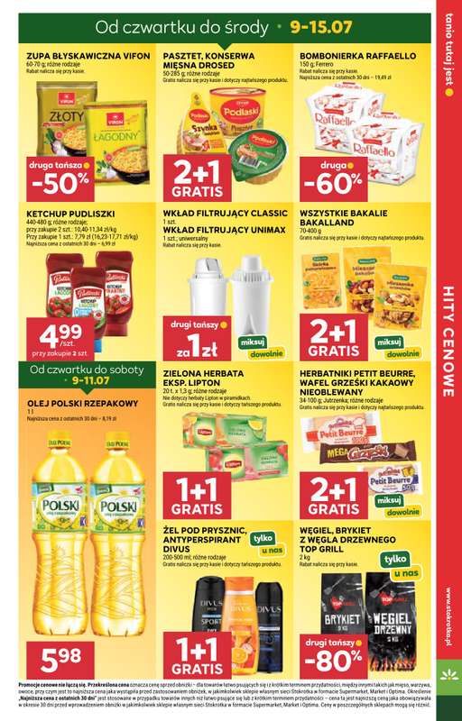 Stokrotka - gazetka promocyjna Gazetka Market od czwartku 09.07 do środy 15.07 - strona 5