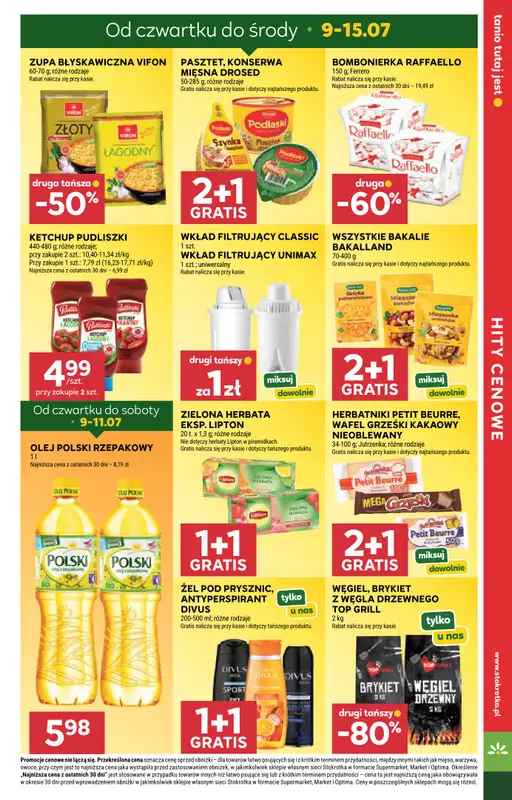 Stokrotka - gazetka promocyjna Gazetka Market od czwartku 09.07 do środy 15.07 - strona 5