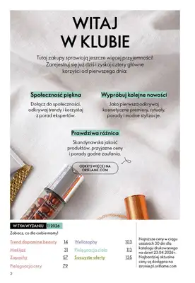 Oriflame - gazetka promocyjna Katalog 11/2026 od środy 29.07 do wtorku 18.08 - strona 2