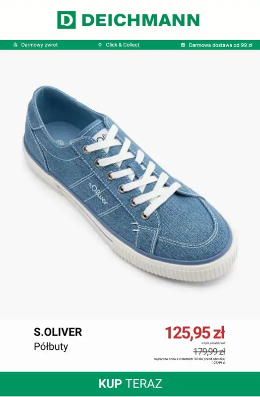 Deichmann - gazetka promocyjna Do -50% na półbuty męskie od czwartku 09.07  - strona 11