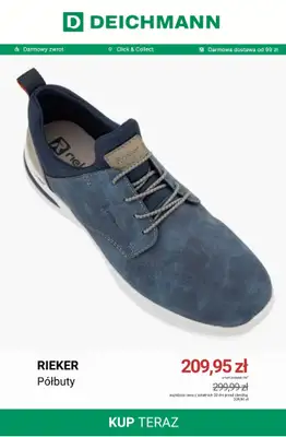 Deichmann - gazetka promocyjna Do -50% na półbuty męskie od czwartku 09.07  - strona 4