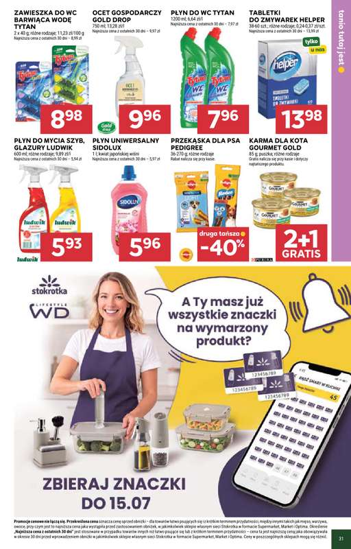 Stokrotka - gazetka promocyjna Gazetka Supermarket od czwartku 09.07 do środy 15.07 - strona 39