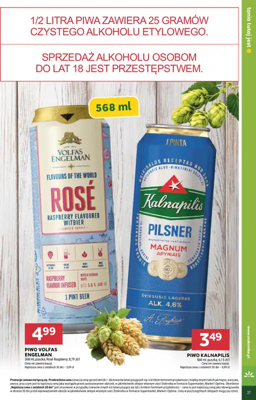 Stokrotka - gazetka promocyjna Gazetka Supermarket od czwartku 09.07 do środy 15.07 - strona 35