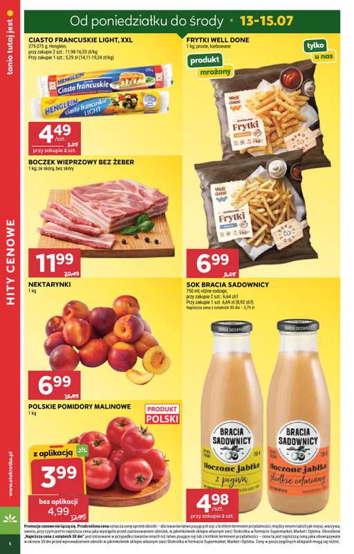Stokrotka - gazetka promocyjna Gazetka Supermarket od czwartku 09.07 do środy 15.07 - strona 8