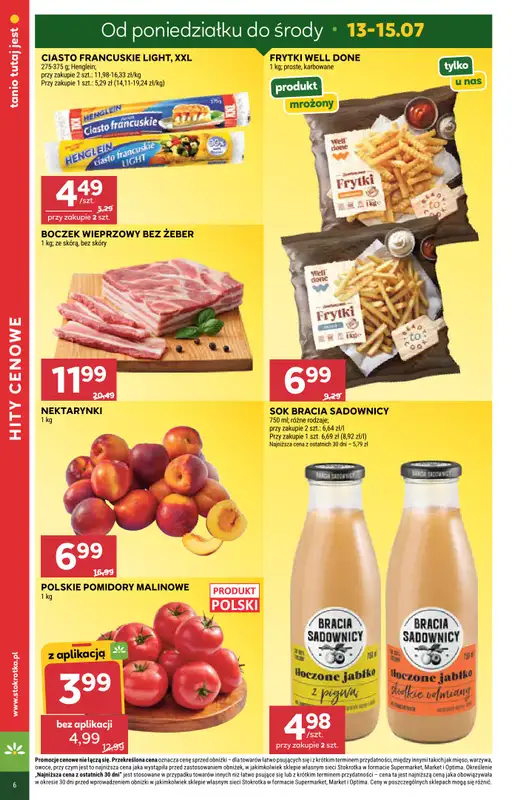 Stokrotka - gazetka promocyjna Gazetka Supermarket od czwartku 09.07 do środy 15.07 - strona 8