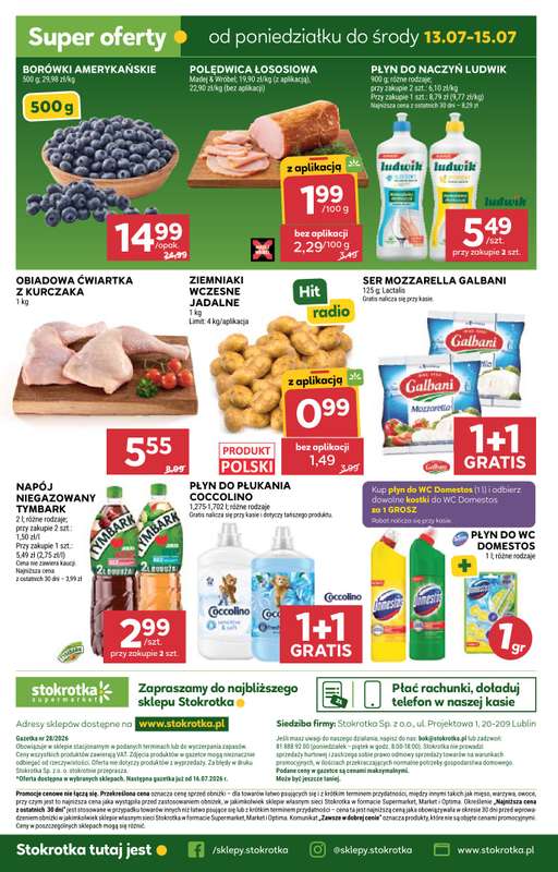 Stokrotka - gazetka promocyjna Gazetka Supermarket od czwartku 09.07 do środy 15.07 - strona 46