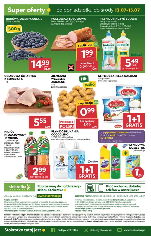 Stokrotka - gazetka promocyjna Gazetka Supermarket od czwartku 09.07 do środy 15.07 - strona 46