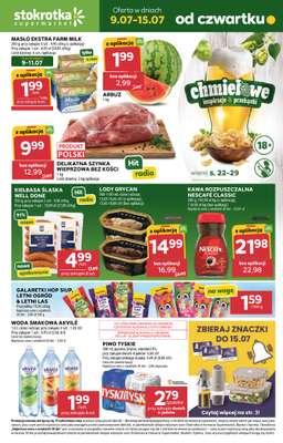 Stokrotka - gazetka promocyjna Gazetka Supermarket od czwartku 09.07 do środy 15.07