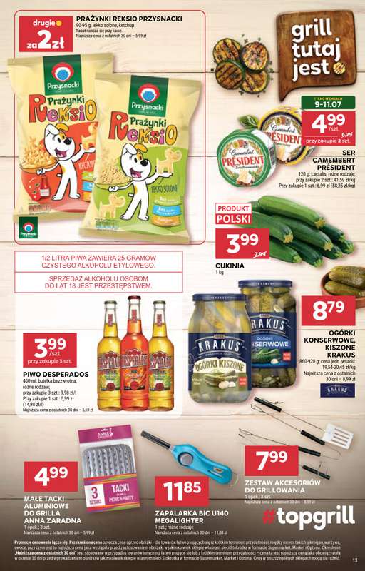 Stokrotka - gazetka promocyjna Gazetka Supermarket od czwartku 09.07 do środy 15.07 - strona 15