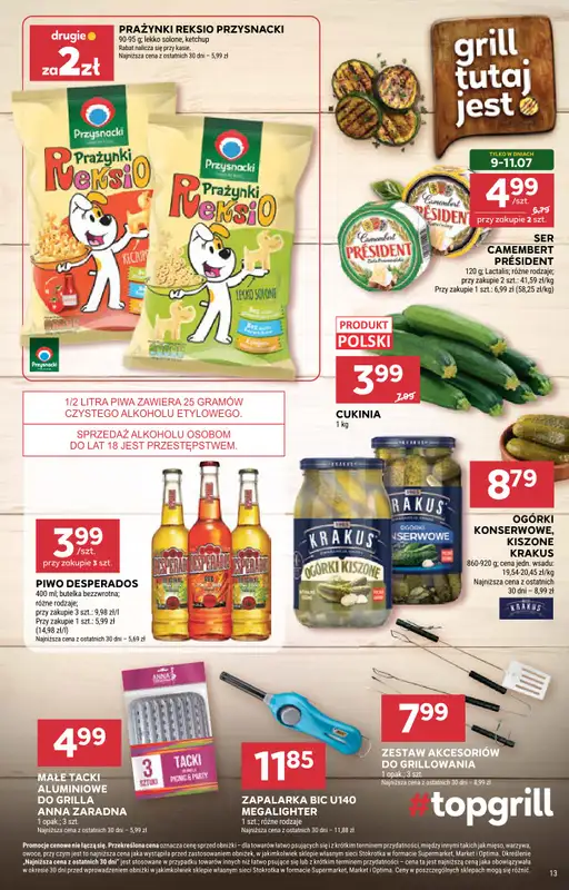 Stokrotka - gazetka promocyjna Gazetka Supermarket od czwartku 09.07 do środy 15.07 - strona 15